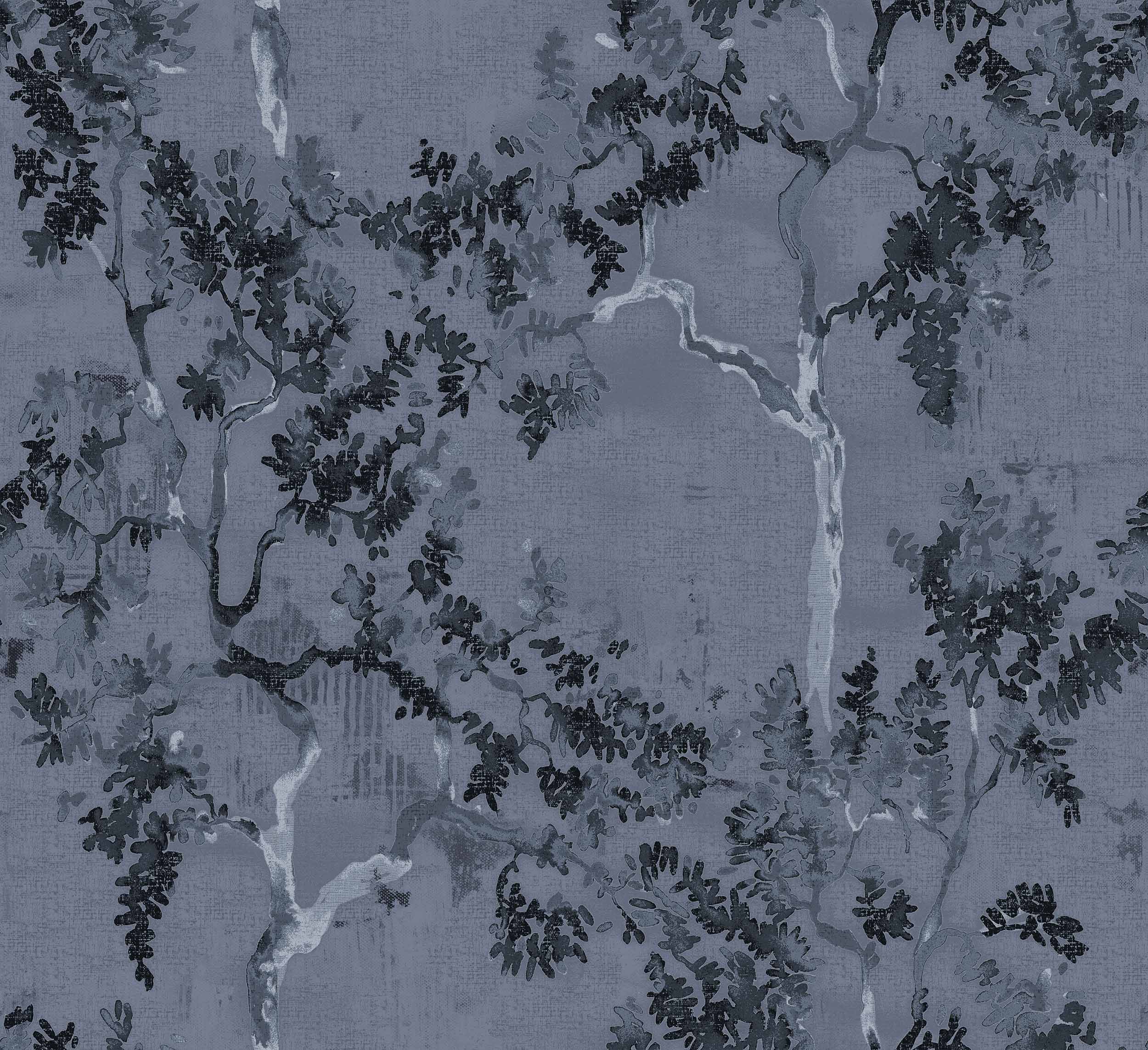 Willow Poem, Navy, Coordonne 5mp / rola